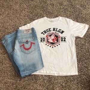 True Religion Jeans & Shirt